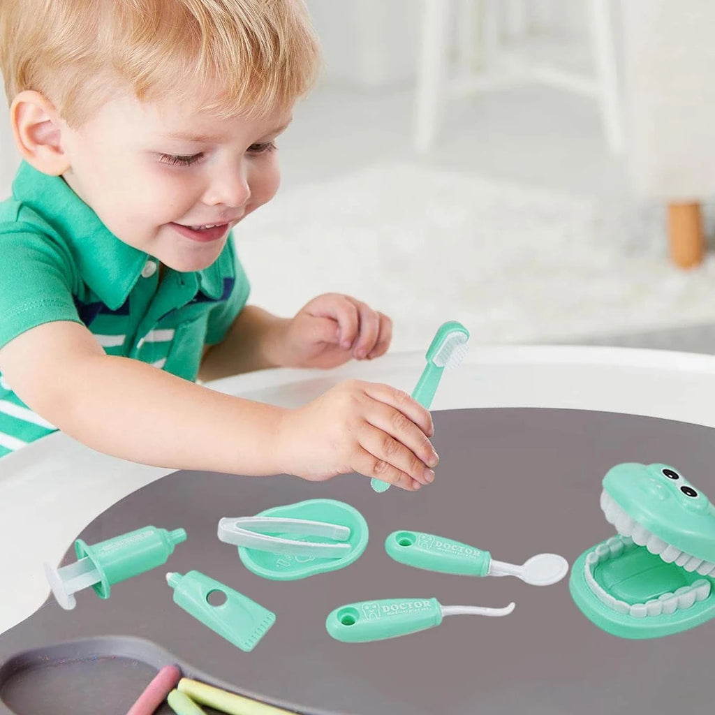 Montessori Educational Toys Children Early Learning Doctors Dentist Role Play Kits Kid Intelligence Brushing Tooth Teaching Aids
