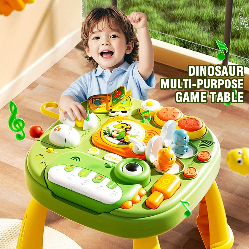 Infant Learning Table Table Montessory Toys Early Education Sound/Light Games Motor Training Sensory Educational Toys Portable