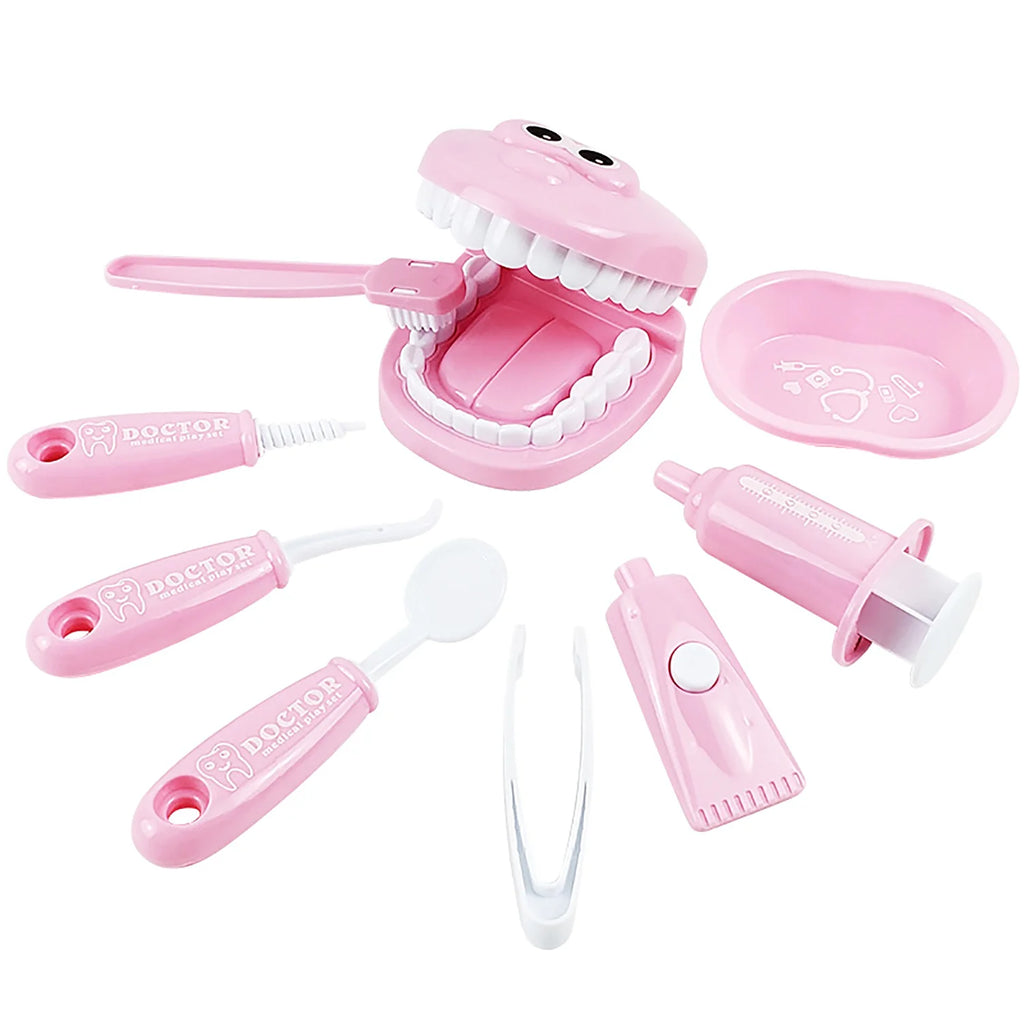Montessori Educational Toys Children Early Learning Doctors Dentist Role Play Kits Kid Intelligence Brushing Tooth Teaching Aids