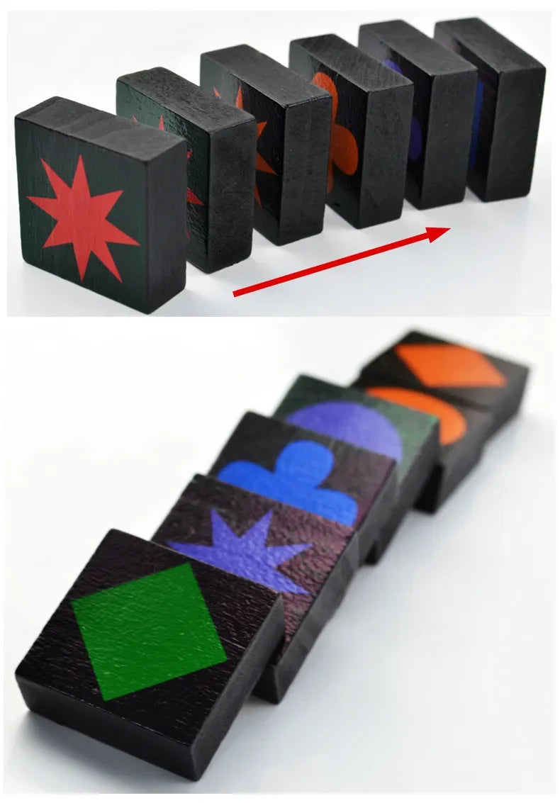 Hot Children's Educational Toys Qwirkle Wooden Chess Parent-child Interactive Games Kids Adult Hobbies Gifts Learning Toys Play